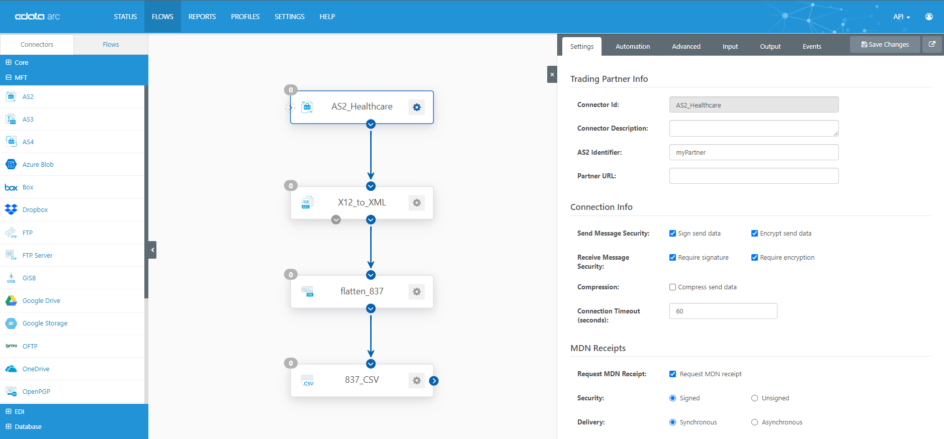 Flow designer